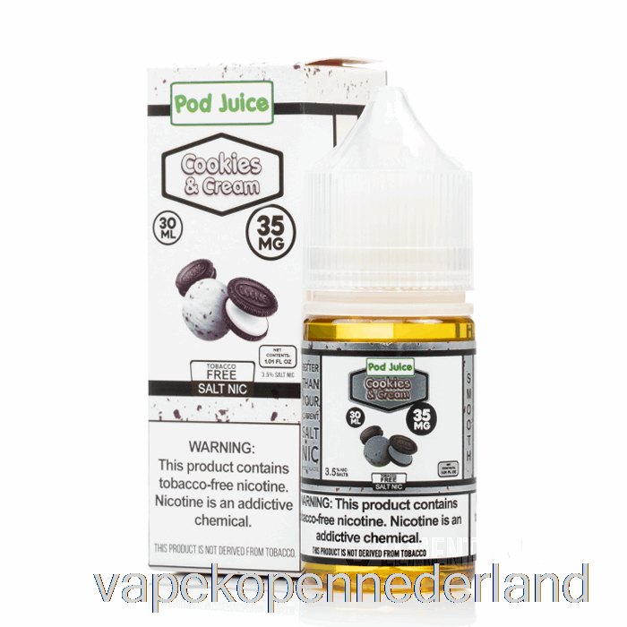 Elektronische Sigaret Vape Koekjes En Room - Peulensap - 30 Ml 55 Mg
